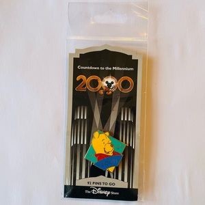 Countdown to the Millennium Winnie the Pooh 1966 Pin